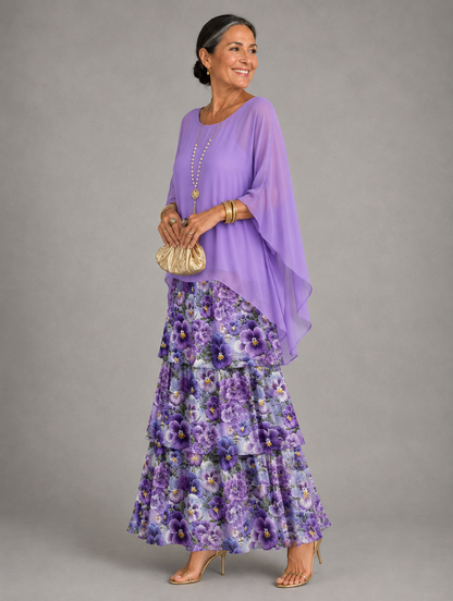 Elegant Flowing Maxi Dress 40