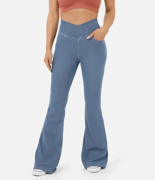 Comfortable Curvy High Waist Jeans - Aria