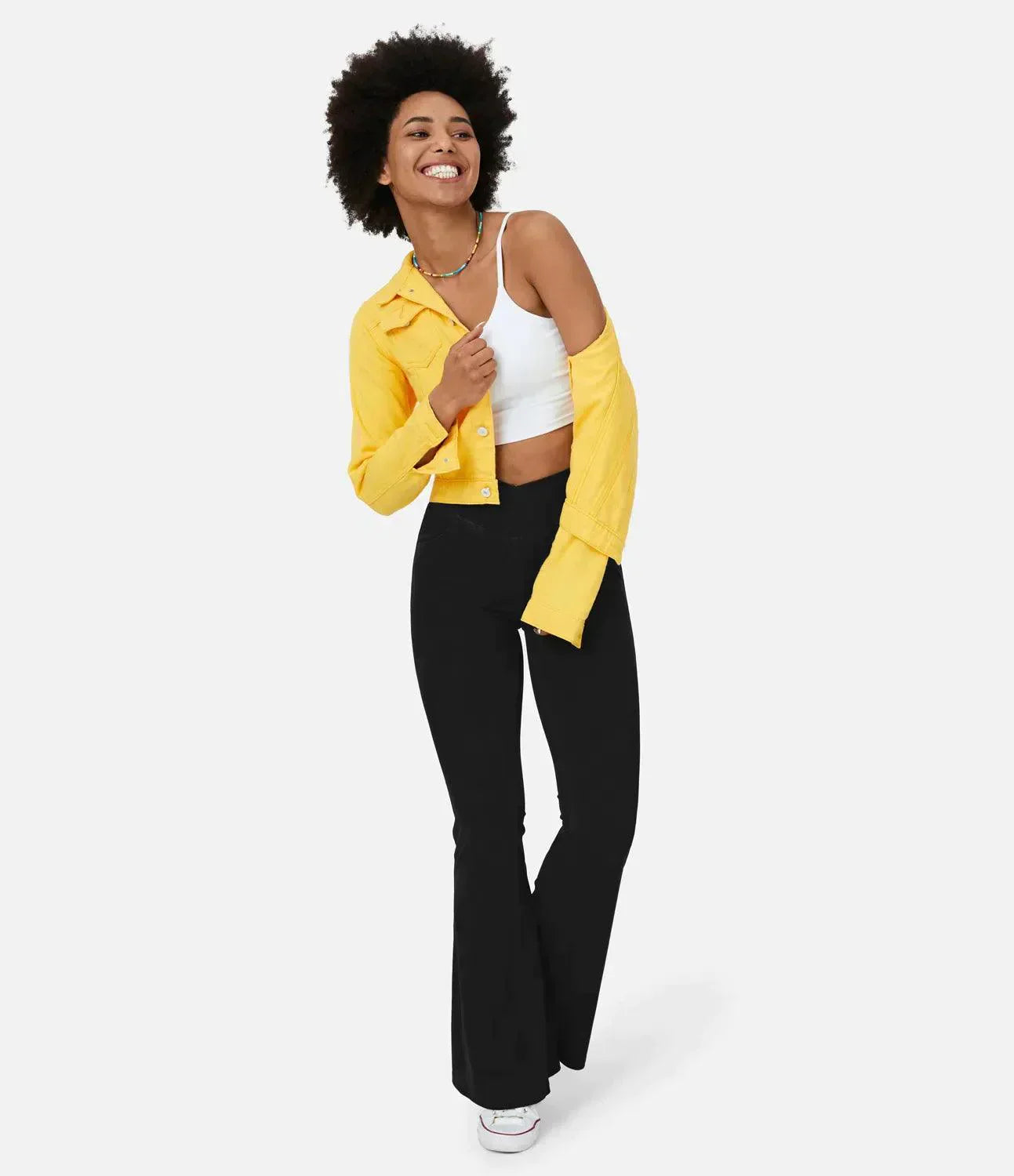 Comfortable Curvy High Waist Jeans - Aria