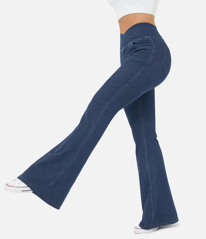 Comfortable Curvy High Waist Jeans - Aria