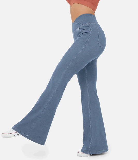 Comfortable Curvy High Waist Jeans - Aria