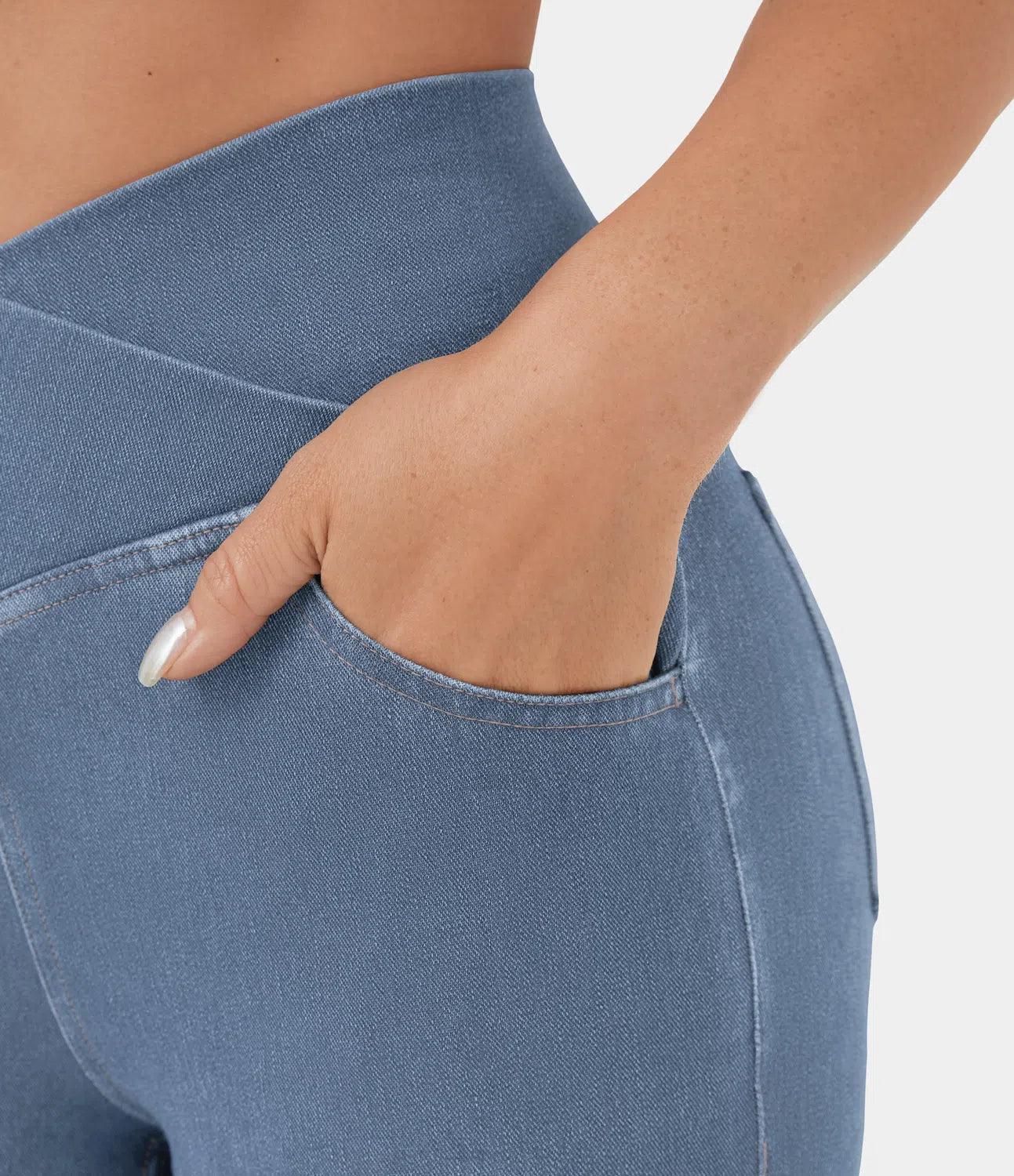 Comfortable Curvy High Waist Jeans - Aria