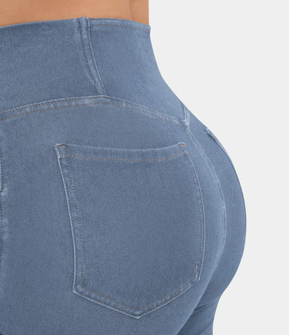 Comfortable Curvy High Waist Jeans - Aria