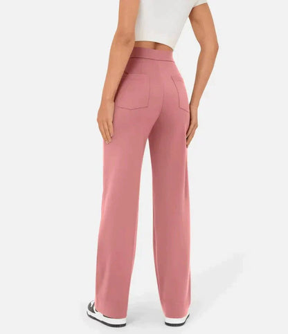 Elastic High Waist Women's Trousers - Isabeau