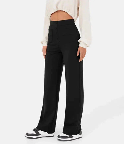 Elastic High Waist Women's Trousers - Isabeau