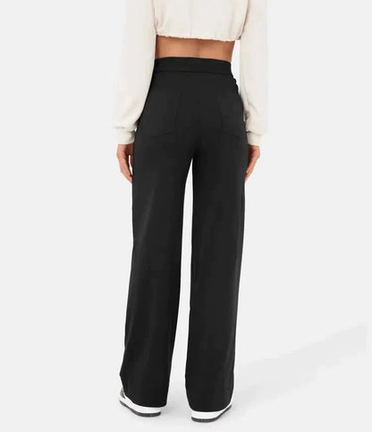 Elastic High Waist Women's Trousers - Isabeau