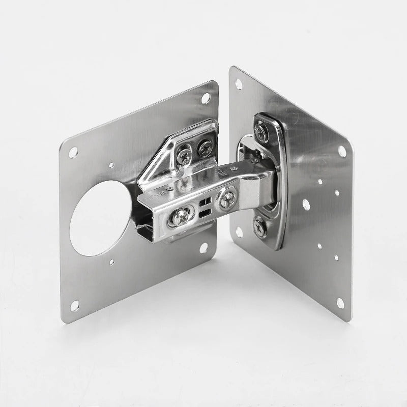 Hinge mounting plates for cabinet doors – Fixon