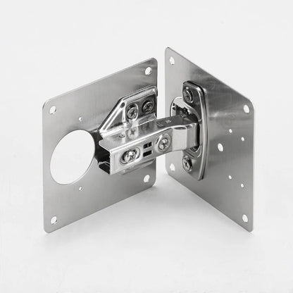 Hinge mounting plates for cabinet doors – Fixon