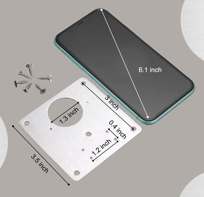Hinge mounting plates for cabinet doors – Fixon