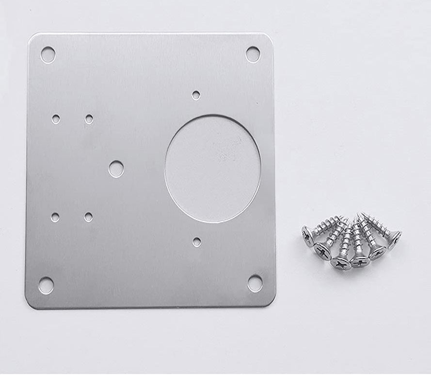 Hinge mounting plates for cabinet doors – Fixon