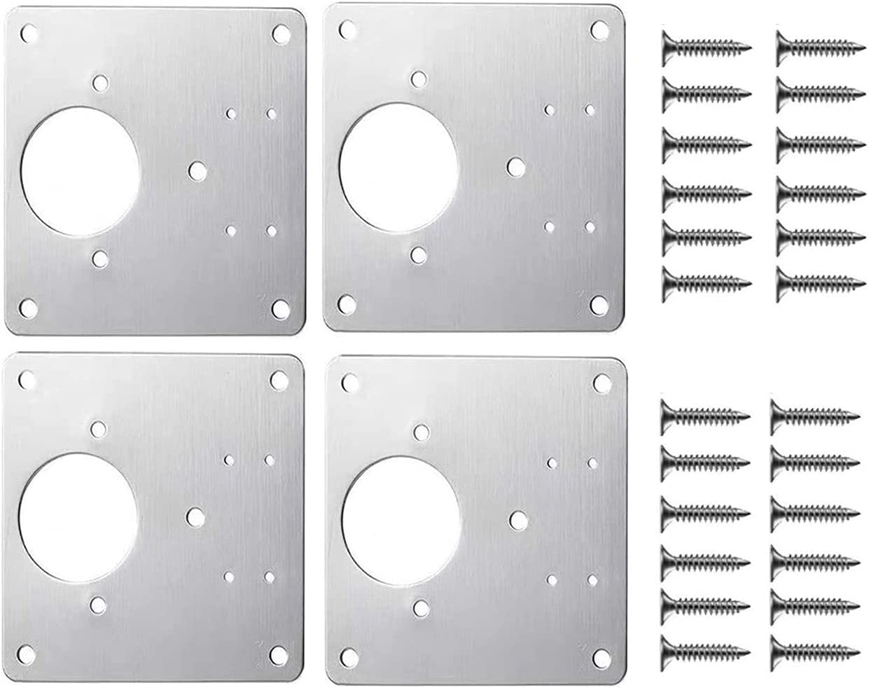 Hinge mounting plates for cabinet doors – Fixon