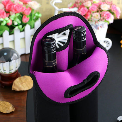 Insulated double-bottle wine carrier – Buy one, get one free