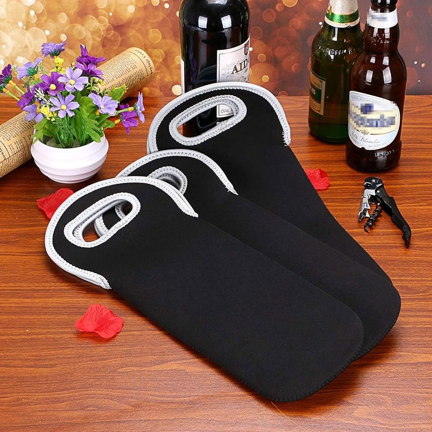 Insulated double-bottle wine carrier – Buy one, get one free