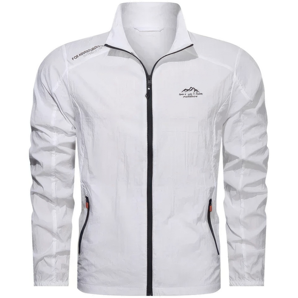 Men's windproof autumn jacket with zip – Stormer
