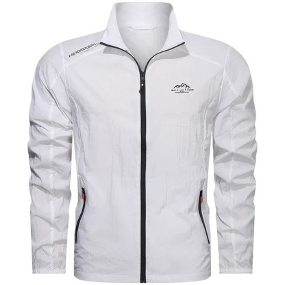 Men's windproof autumn jacket with zip – Stormer