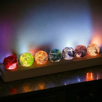 Glowing Cosmic Crystals - AstroGlow Orbs