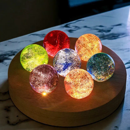 Glowing Cosmic Crystals - AstroGlow Orbs