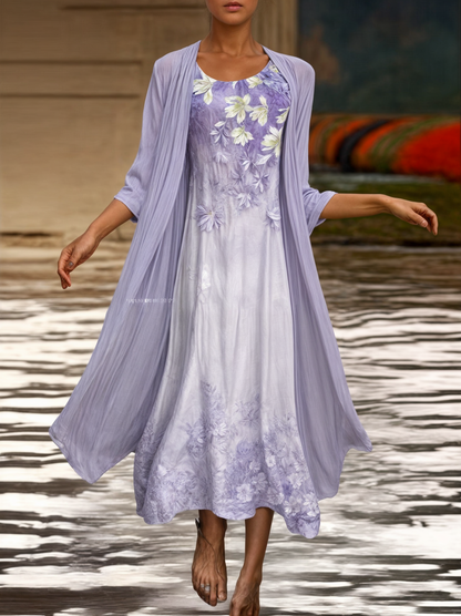 Dress with floral pattern – Eliana