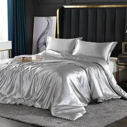 Luxury Silk/Satin Bedding Set (4-piece) - SilkSleep