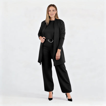 3-Piece Comfort Set: Cardigan, Top and Pants 15