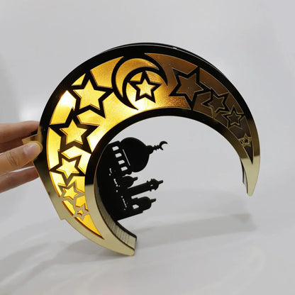 Festive Moon-Shaped LED Lamp - LunarShine