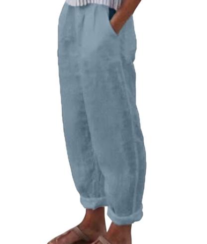Linen Trousers for Women - Livia