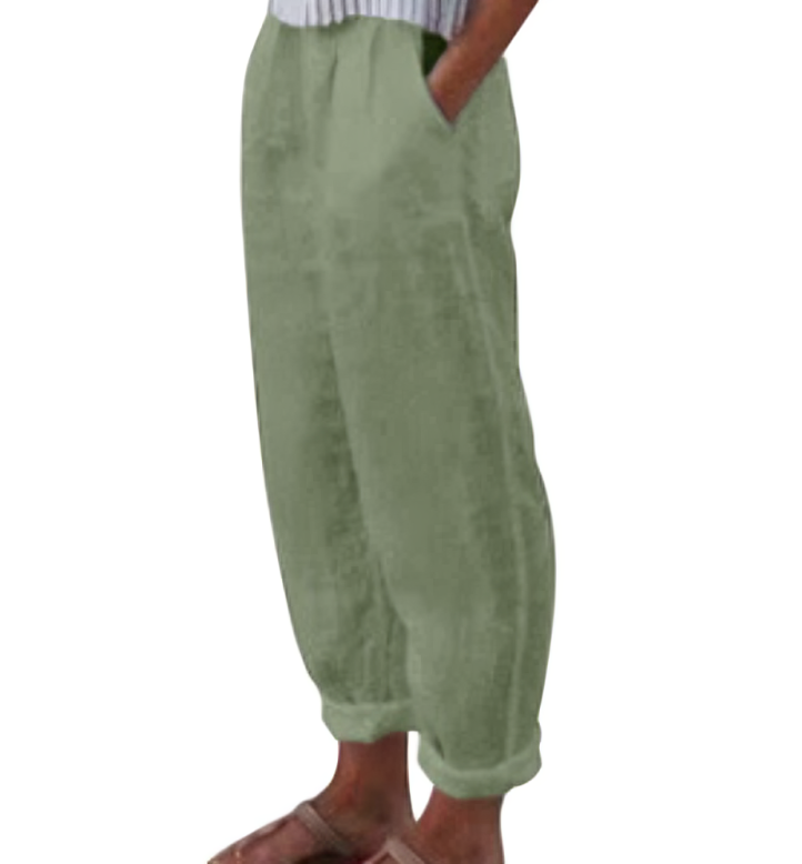 Linen Trousers for Women - Livia