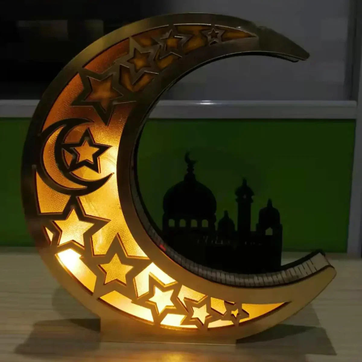Festive Moon-Shaped LED Lamp - LunarShine
