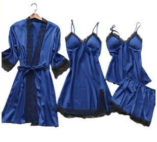 Luxury Satin Nightdress Set - Aurora