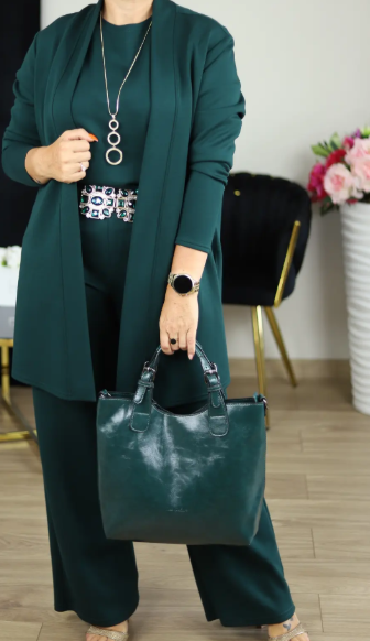 3-Piece Comfort Set: Cardigan, Top and Pants 17