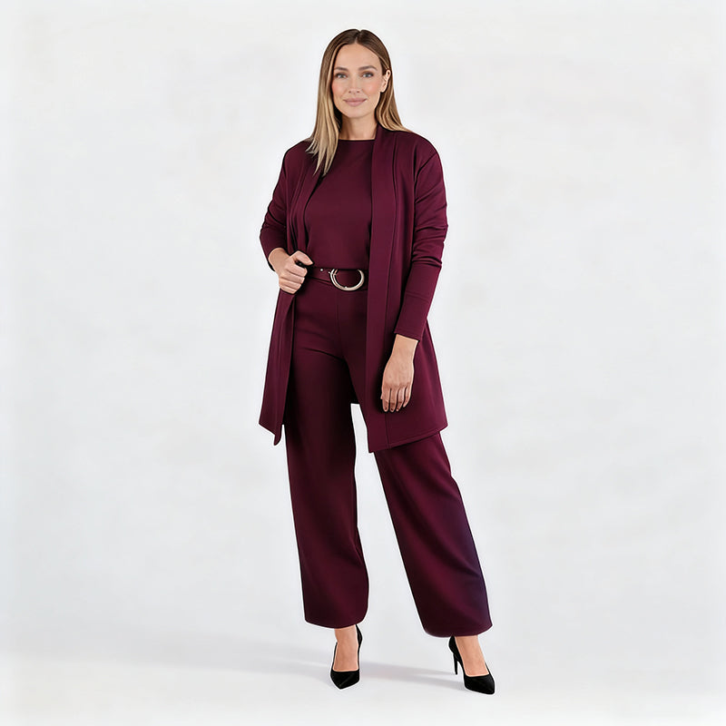 3-Piece Comfort Set: Cardigan, Top and Pants 13