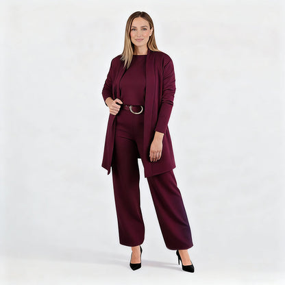 3-Piece Comfort Set: Cardigan, Top and Pants 13