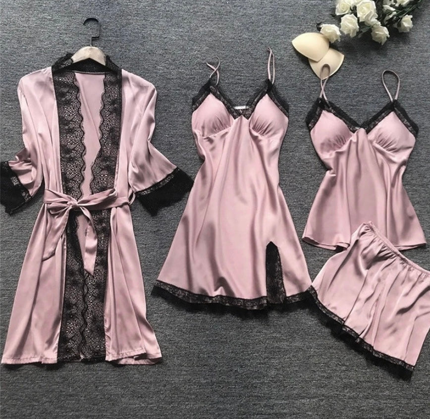 Luxury Satin Pyjama Set - Luna