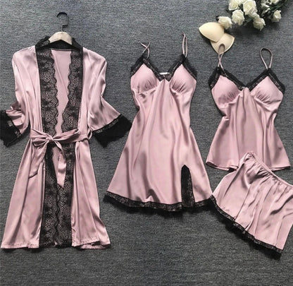 Luxury Satin Pyjama Set - Luna