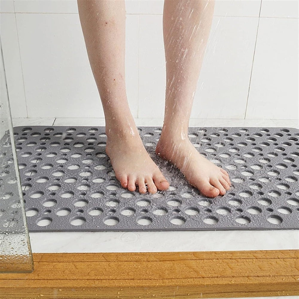 Anti-slip & Antibacterial Shower Mat – GripGuard