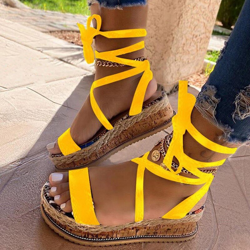 Comfortable ladies' comfort sandals with footbed & modern design - Amaya