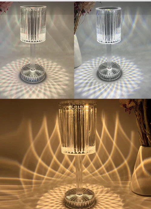 Dimmable Crystal Table Lamp with Modern Lighting - Seraphine