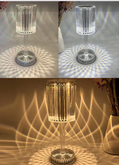 Dimmable Crystal Table Lamp with Modern Lighting - Seraphine