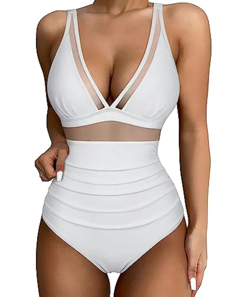 Swimsuit with adjustable straps and a flattering cut – Leona