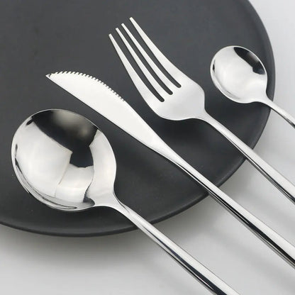 24-piece Stainless Steel Cutlery Set – Aurinox