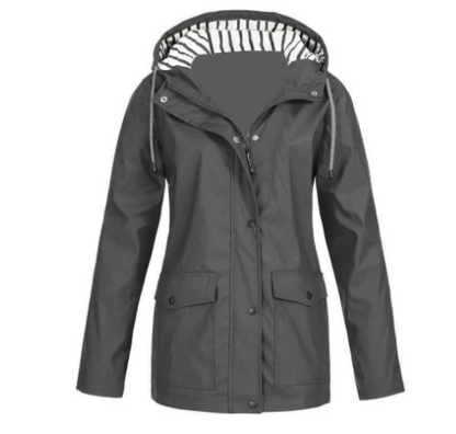 Water- and windproof women's jacket for autumn and winter – Leona