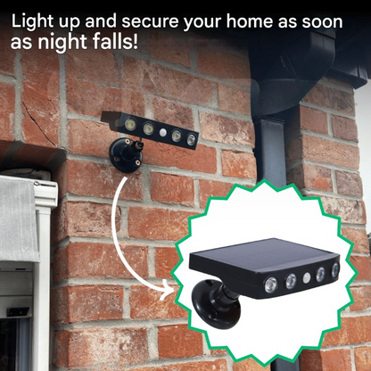 Solar outdoor light with motion sensor – Lumina