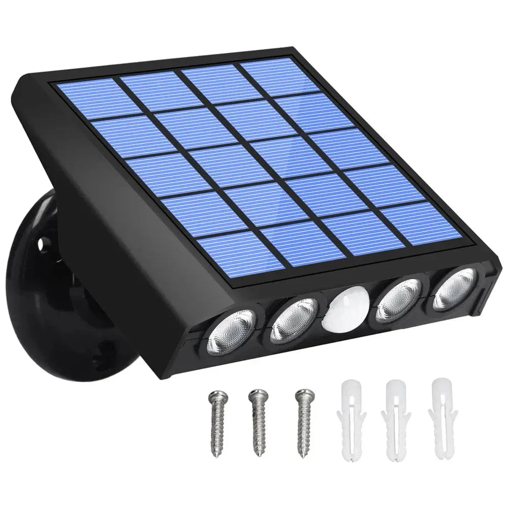 Solar outdoor light with motion sensor – Lumina