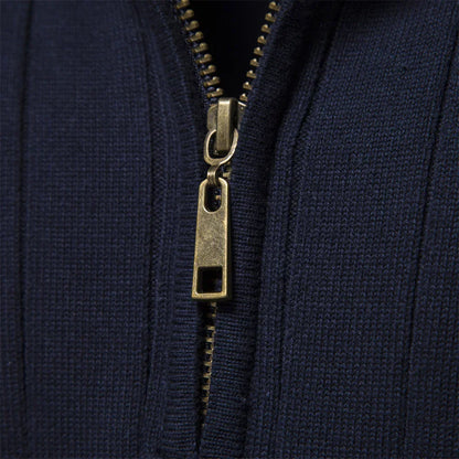 Men's Autumn Sweater with Zip – Daan