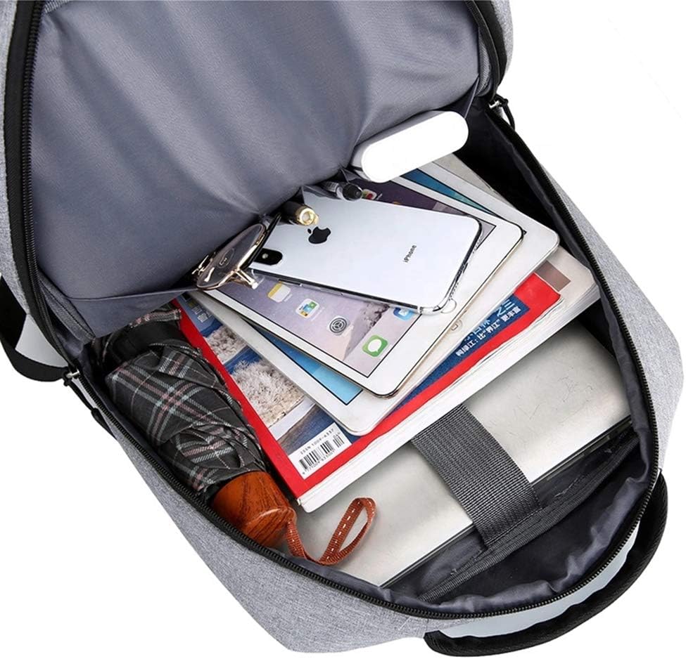 Slim, waterproof laptop backpack with USB port