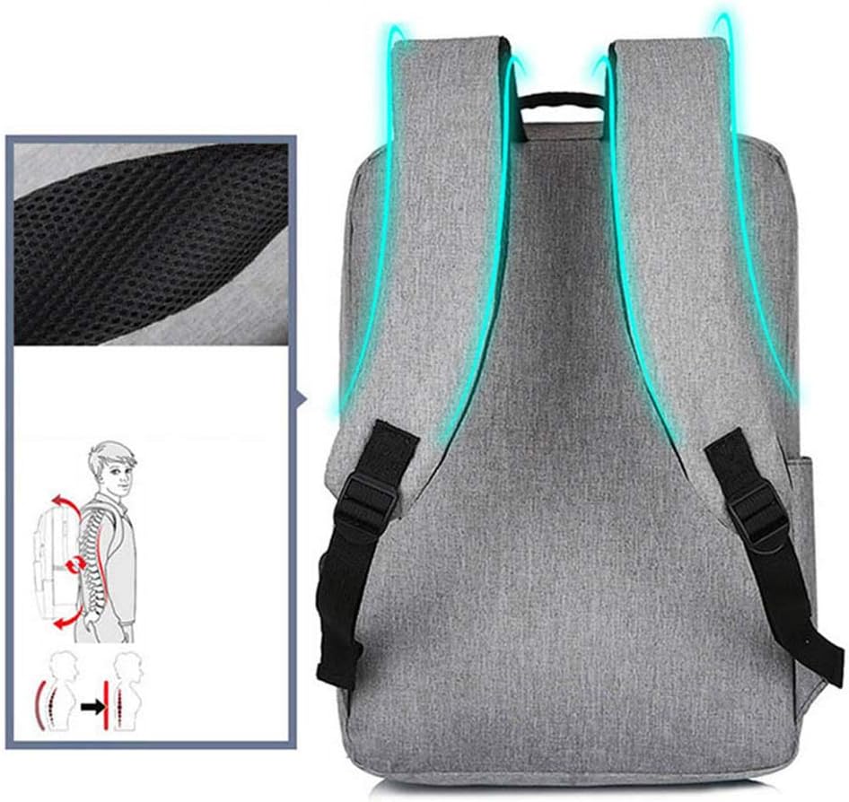 Slim, waterproof laptop backpack with USB port