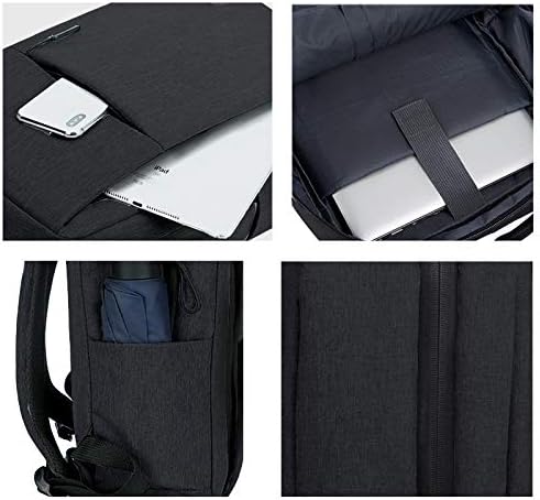 Slim, waterproof laptop backpack with USB port