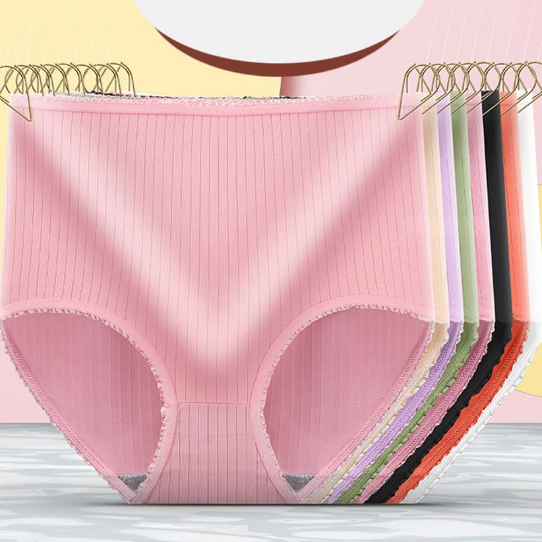 Leakproof High-Waisted Underwear – Camille (8-pack)