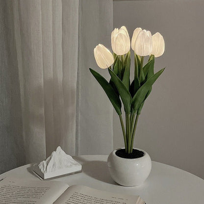 Decorative LED Tulip Table Lamp – Florima