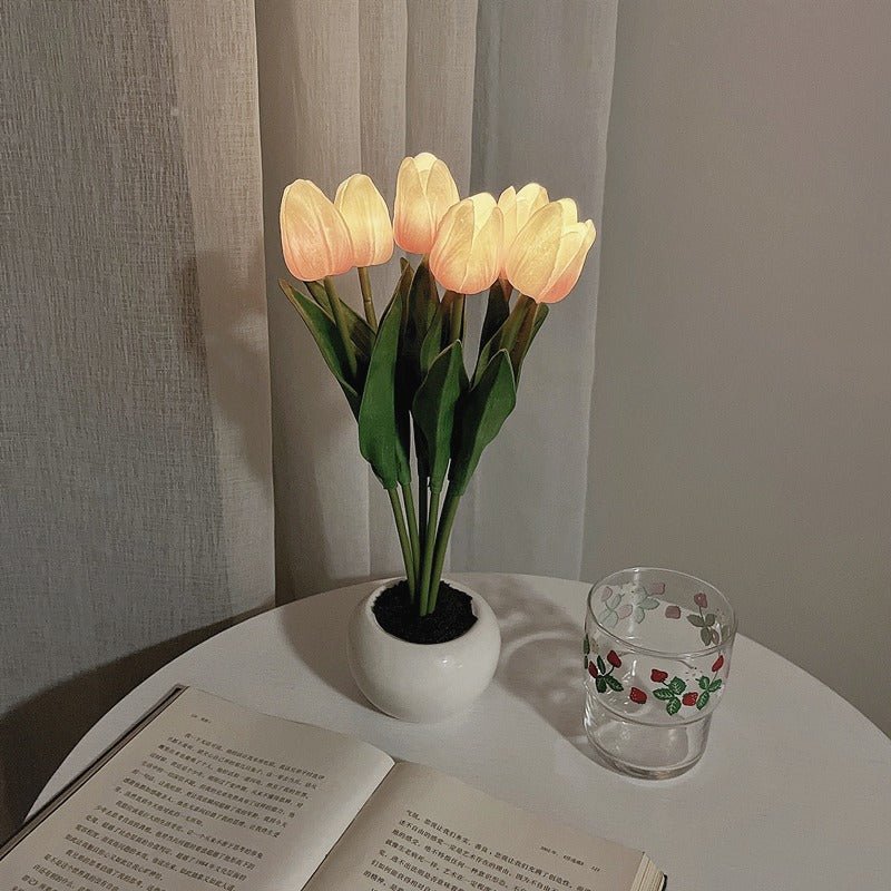 Decorative LED Tulip Table Lamp – Florima